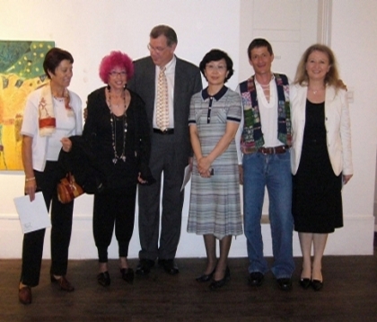 Gallery Jung, Korea mit Botschafter Schweiz + Austria